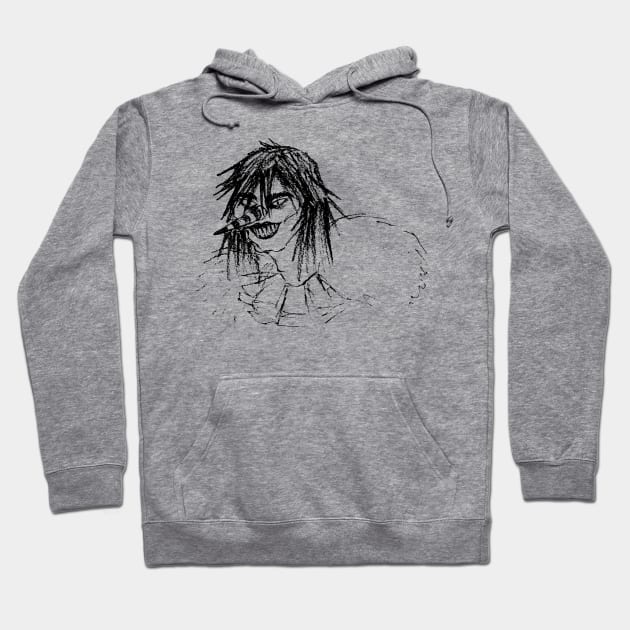 Laughing Jack The Clown Creepypasta Fan Art Hoodie by kuraimochi